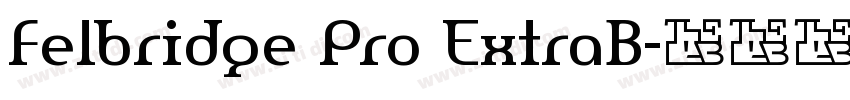 Felbridge Pro ExtraB字体转换